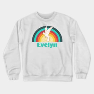 Evelyn - Vintage Faded Style Crewneck Sweatshirt